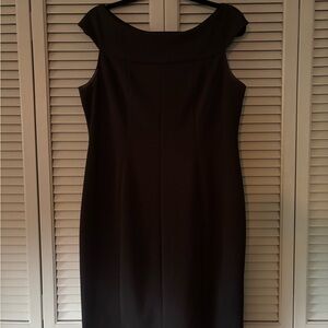 Dkny Black Sheath Midi Dress for Cocktail